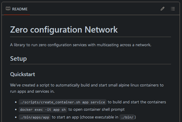 README of Github repo